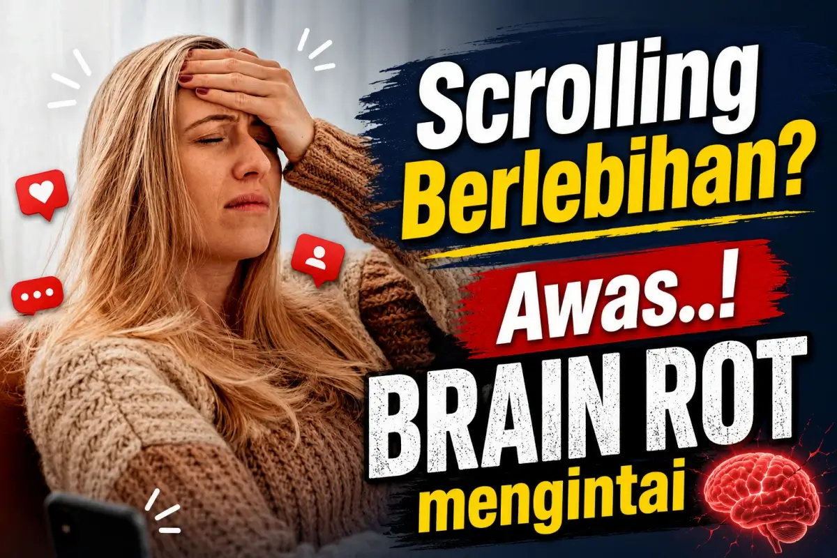 Brain Rot Akibat Scrolling Berlebihan