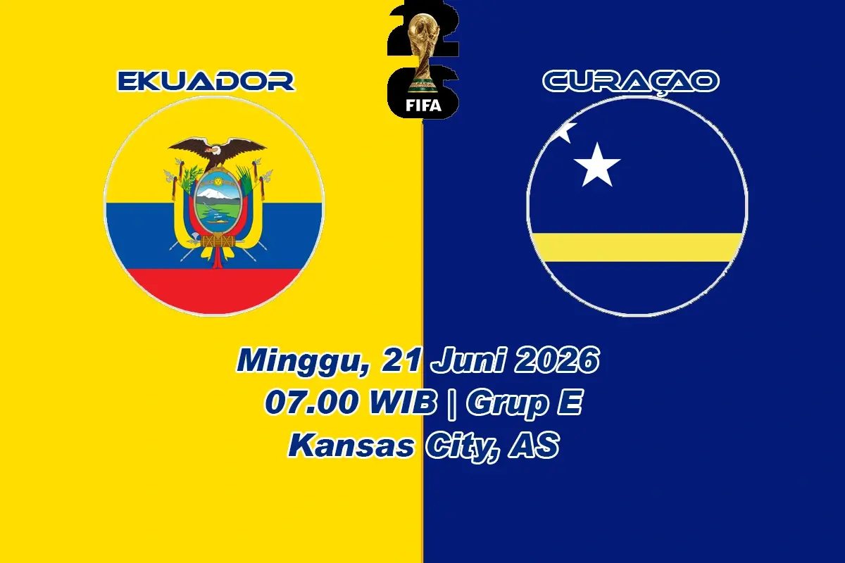 Jadwal Ekuador vs Curaçao