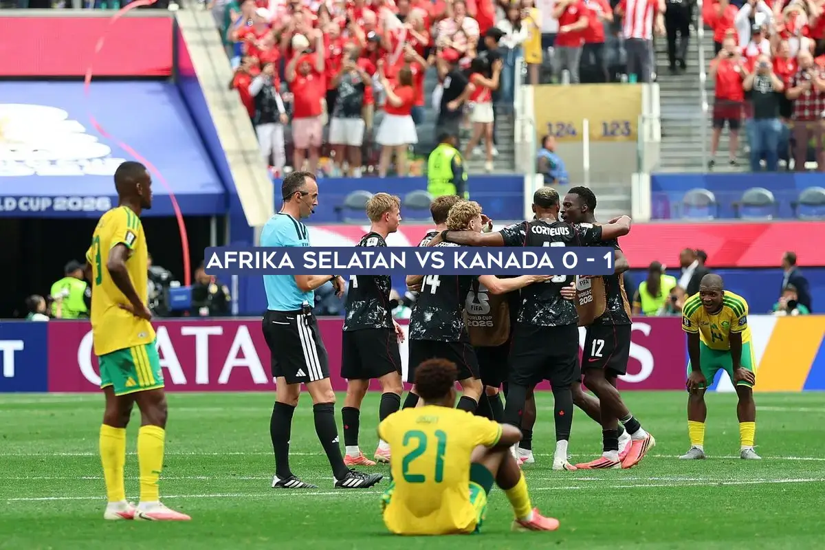 Hasil Afrika Selatan vs Kanada 0 - 1