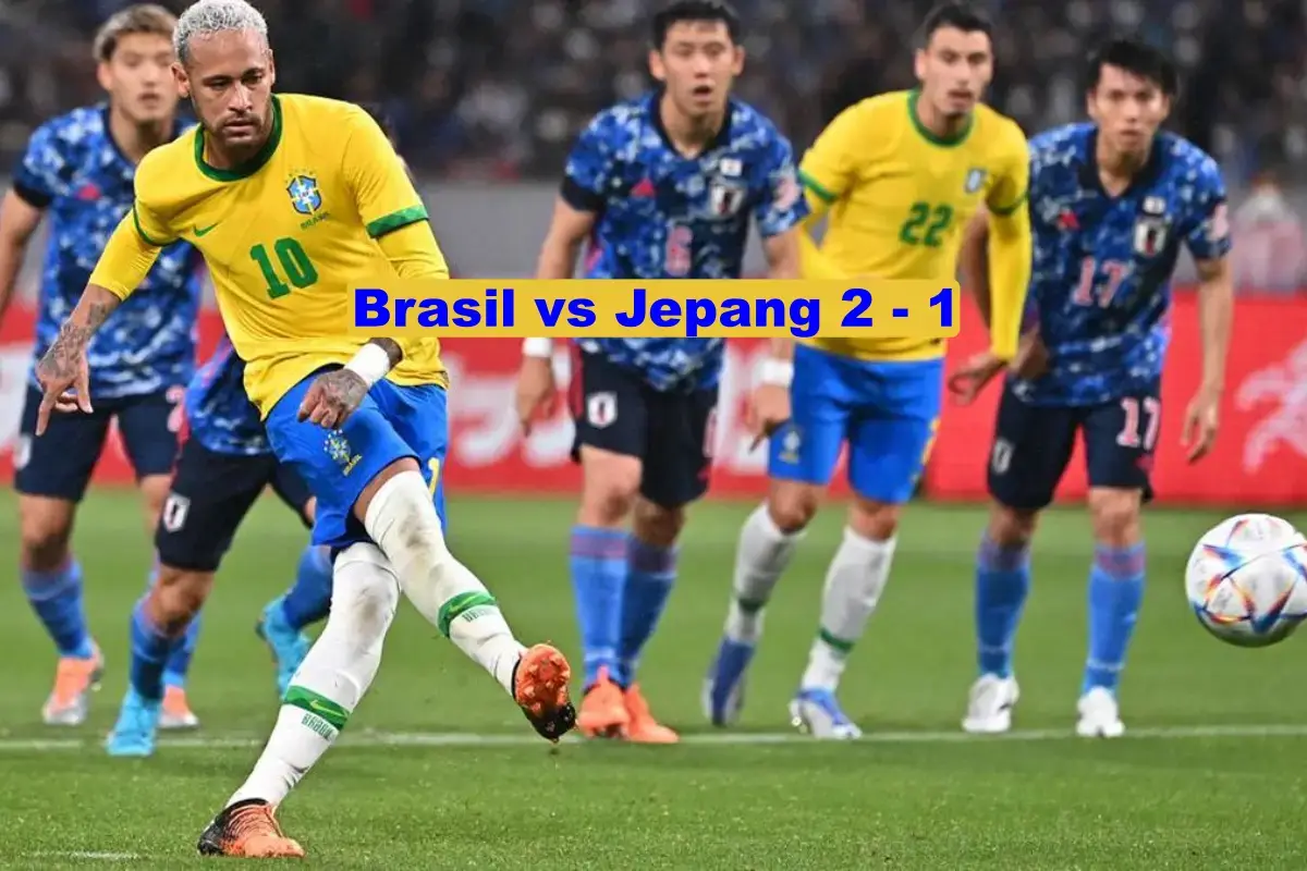 Hasil Brasil vs Jepang 2 - 1
