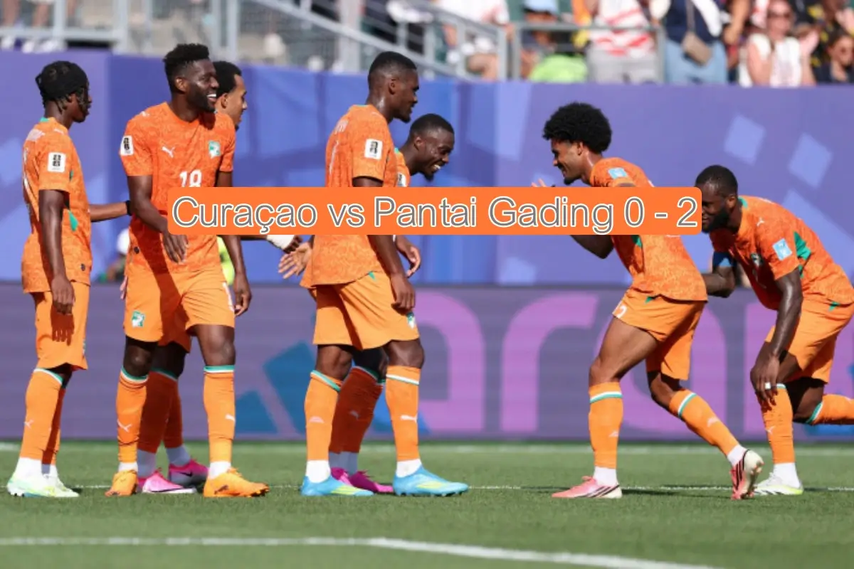 Hasil Curaçao vs Pantai Gading