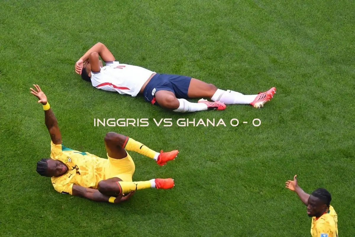 Hasil Inggris vs Ghana