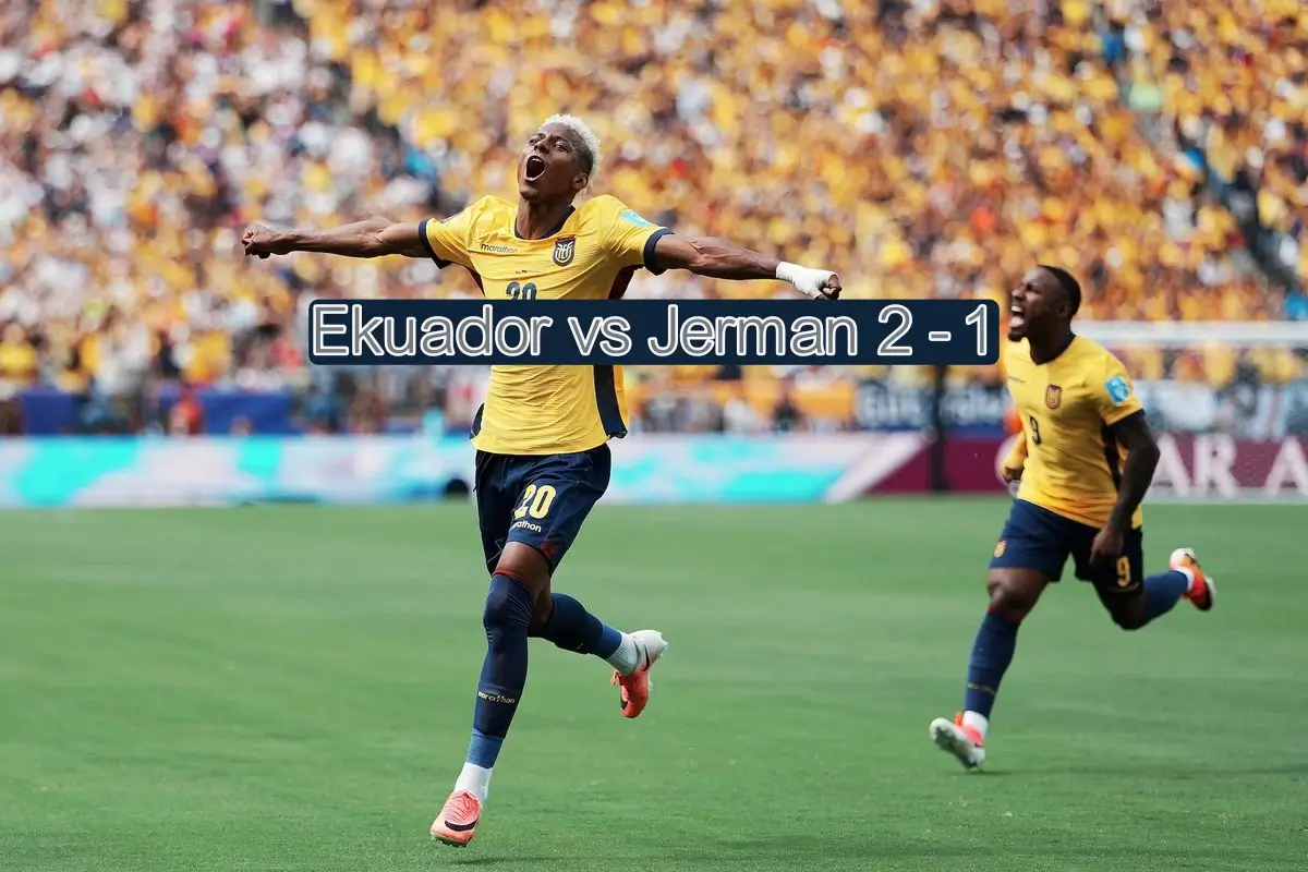 Hasl Ekuador vs Jerman 2 - 1
