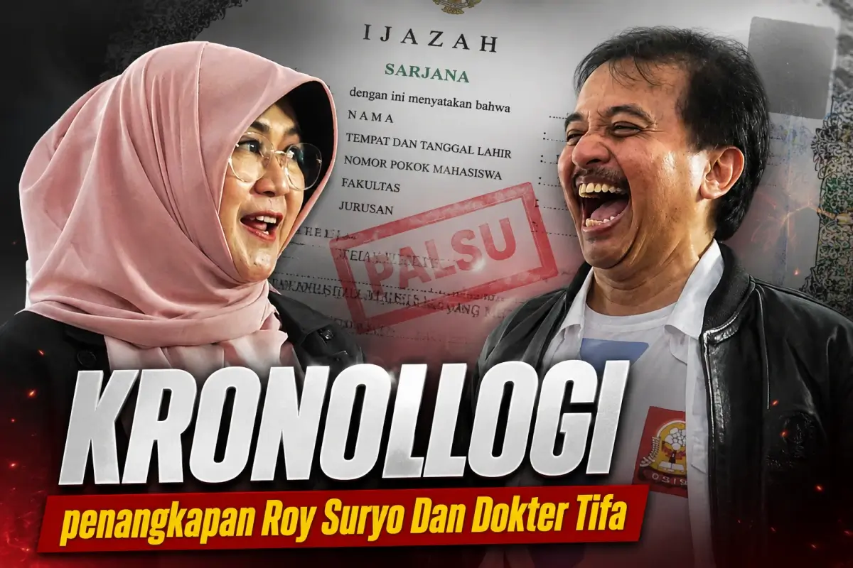 Kronologi Penangkapan Roy Suryo dan Dokter Tifa