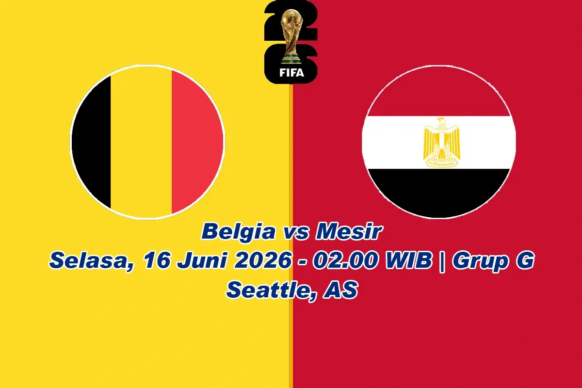 Prediksi Belgia vs Mesir