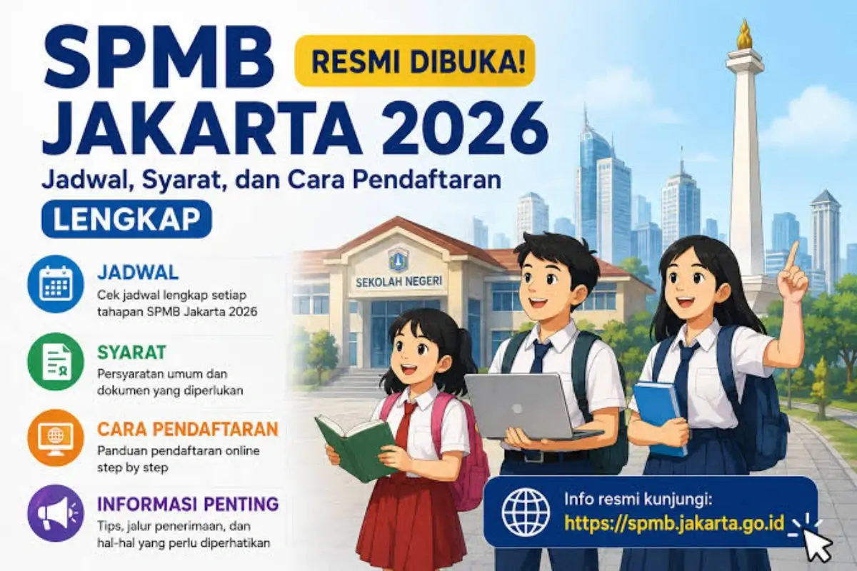 SPMB Jakarta di buka