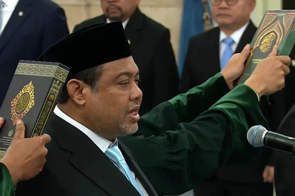 Said Iqbal Saat Sumpah Jabatan