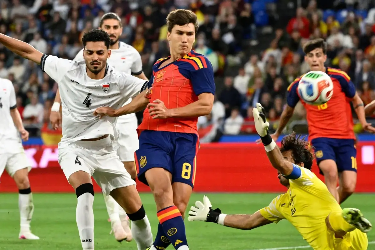 Spanyol Ditahan Irak 1-1