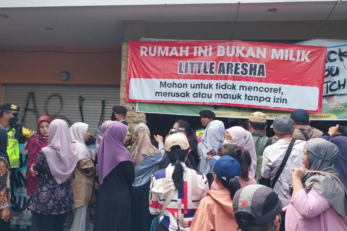 Suasana Rekonstruksi Kasus Daycare Little Aresha Yogyakarta