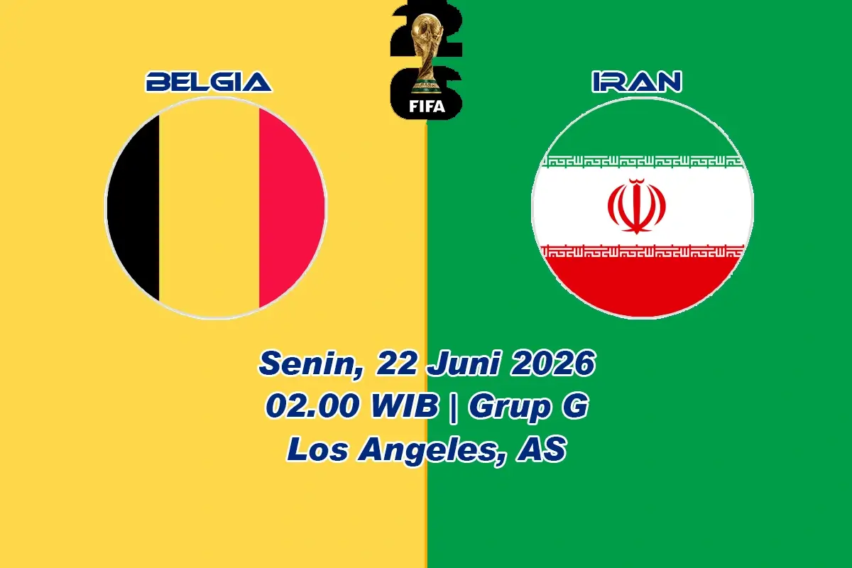 jadwal Belgia vs Iran