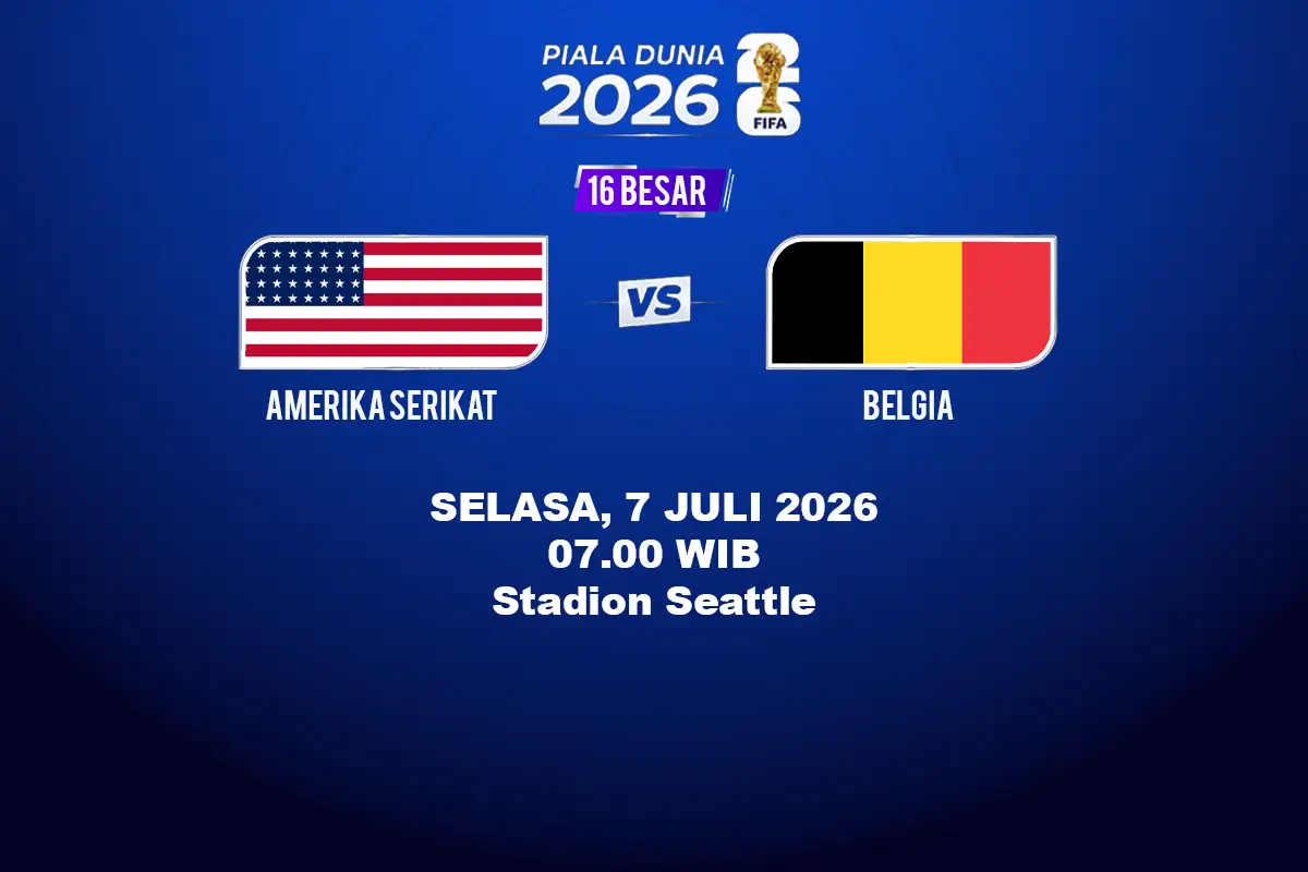 Prediksi dan jadwal Amerika Serikat vs Belgia