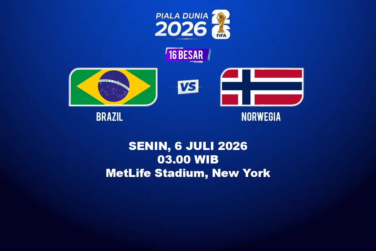 prediksi Brasil vs Norwegia