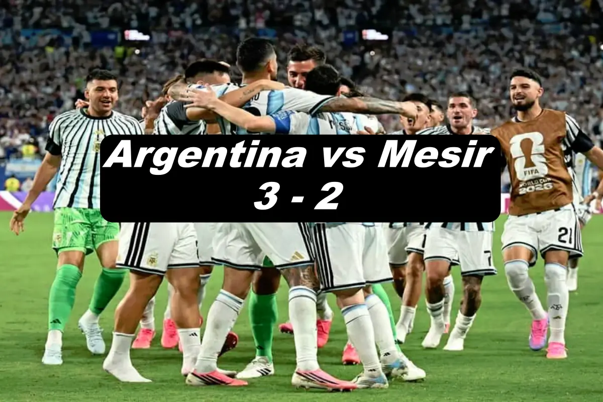 Hasil Argentina vs Mesir