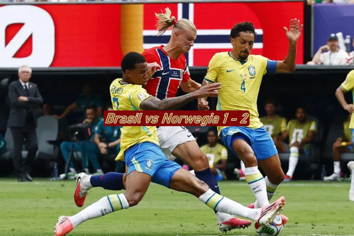 Hasil Brasil vs Norwegia 1-2
