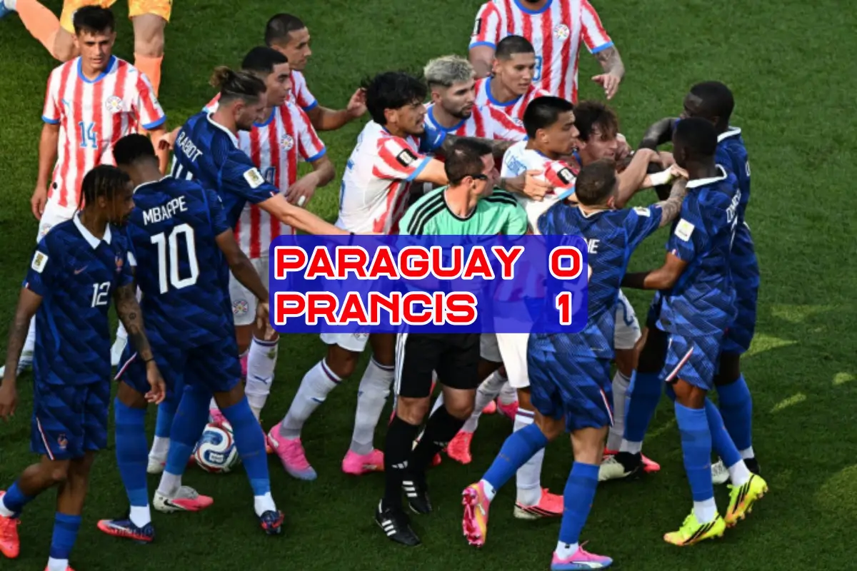 Hasil Pertandingan Paraguay vs Prancis