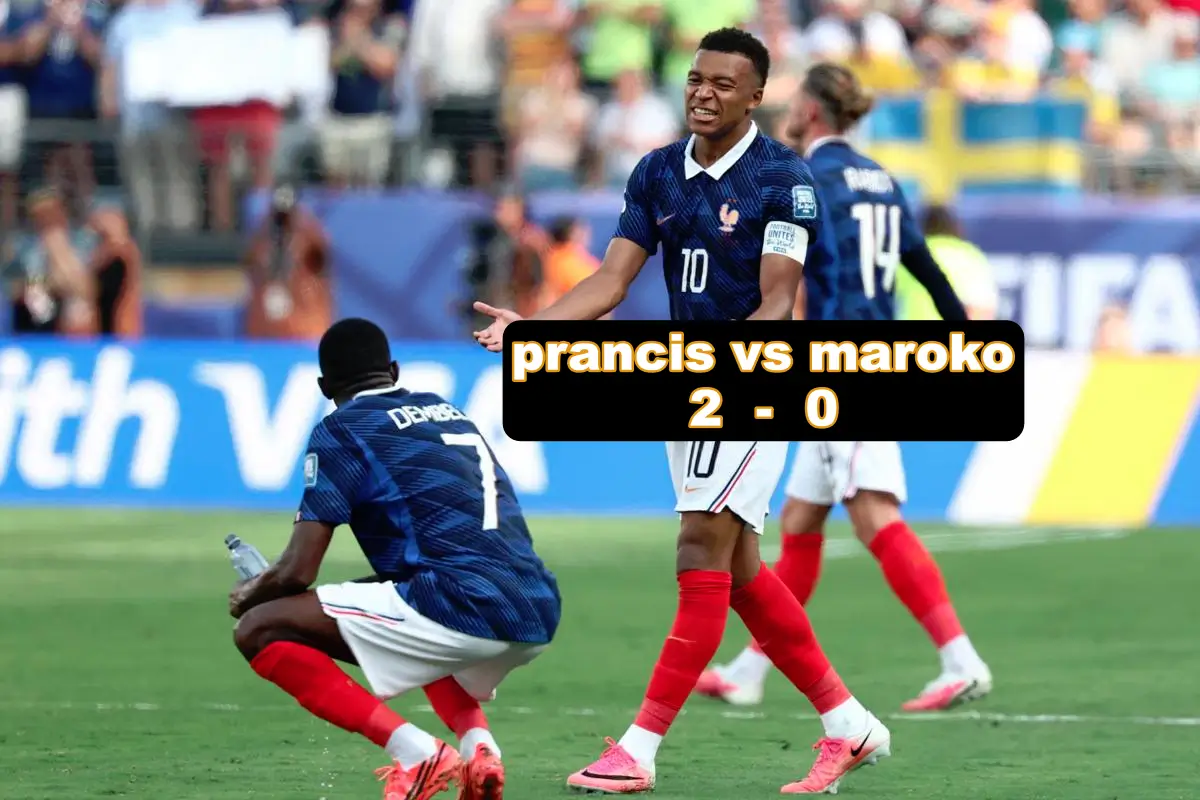 Hasil prancis vs maroko