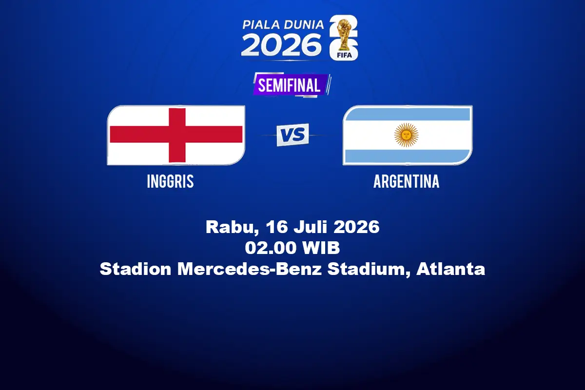 Prediksi Inggris vs Argentina skor