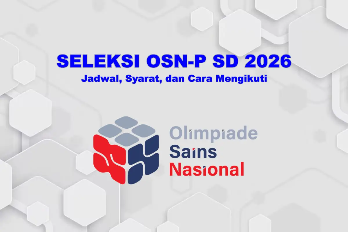 Jadwal OSN-P SD 2026