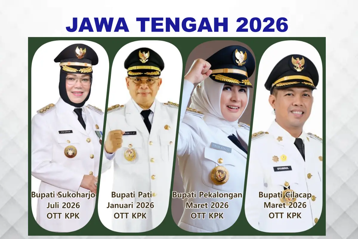 OTT KPK 4 Kepala Daerah Jateng 2026