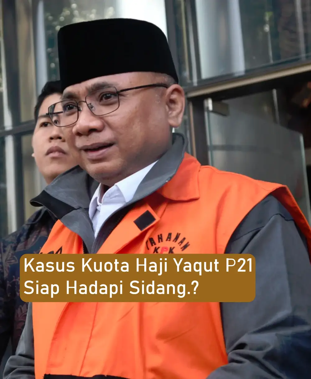 Kasus Kuota Haji Yaqut P21