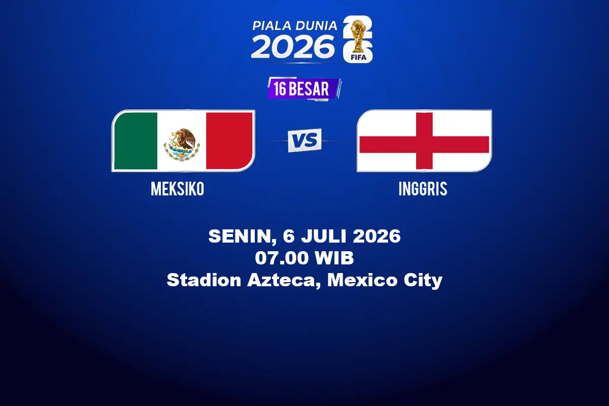 Prediksi Meksiko vs Inggris