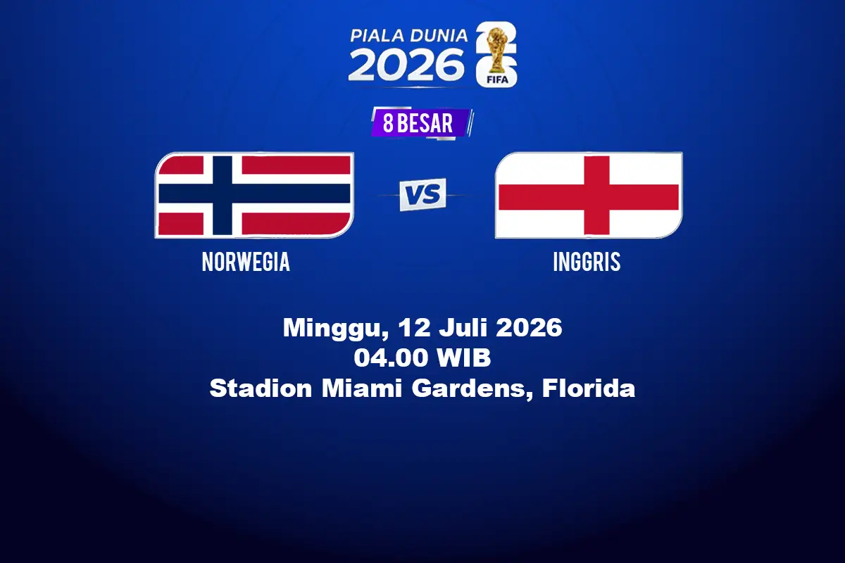 Norwegia vs Inggris