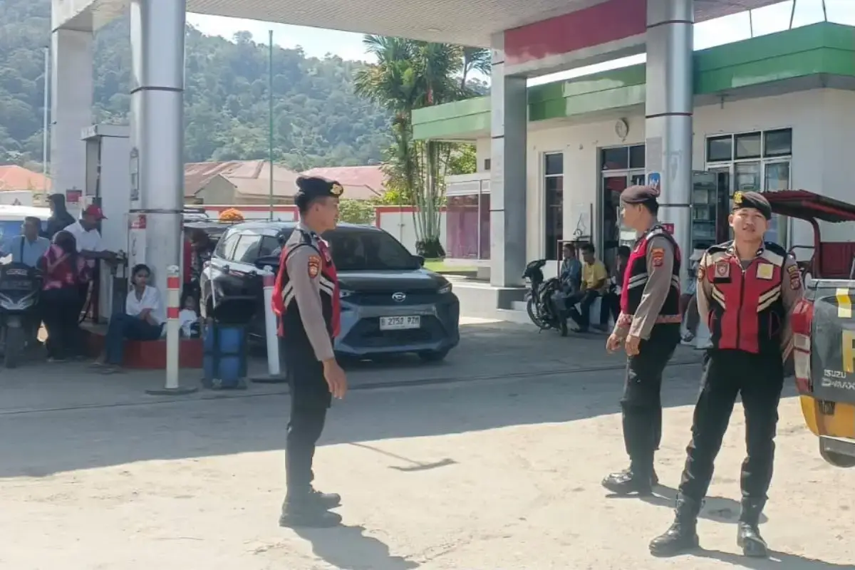 Patroli SPBU Tapanuli Tengah
