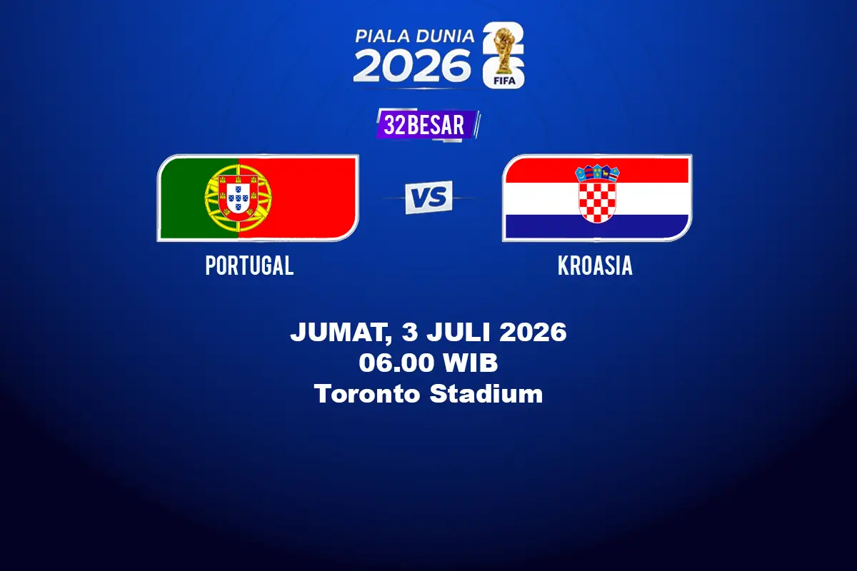 Jadwal dan Prediksi Portugal vs Kroasia