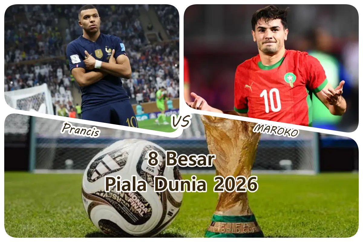 Prancis Vs Maroko Perempat Final