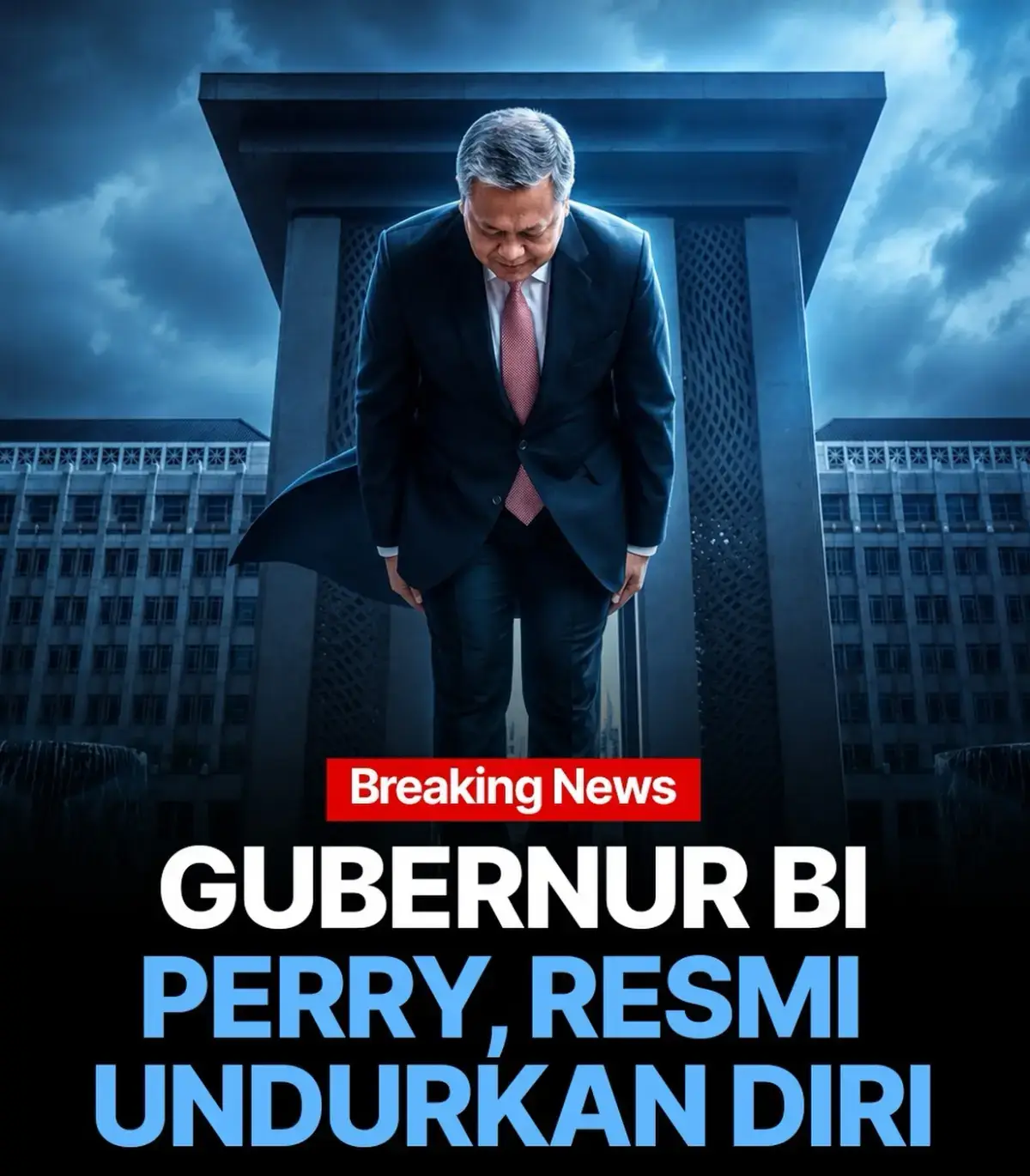 Perry Warjiyo gubernur bi mengundurkan diri