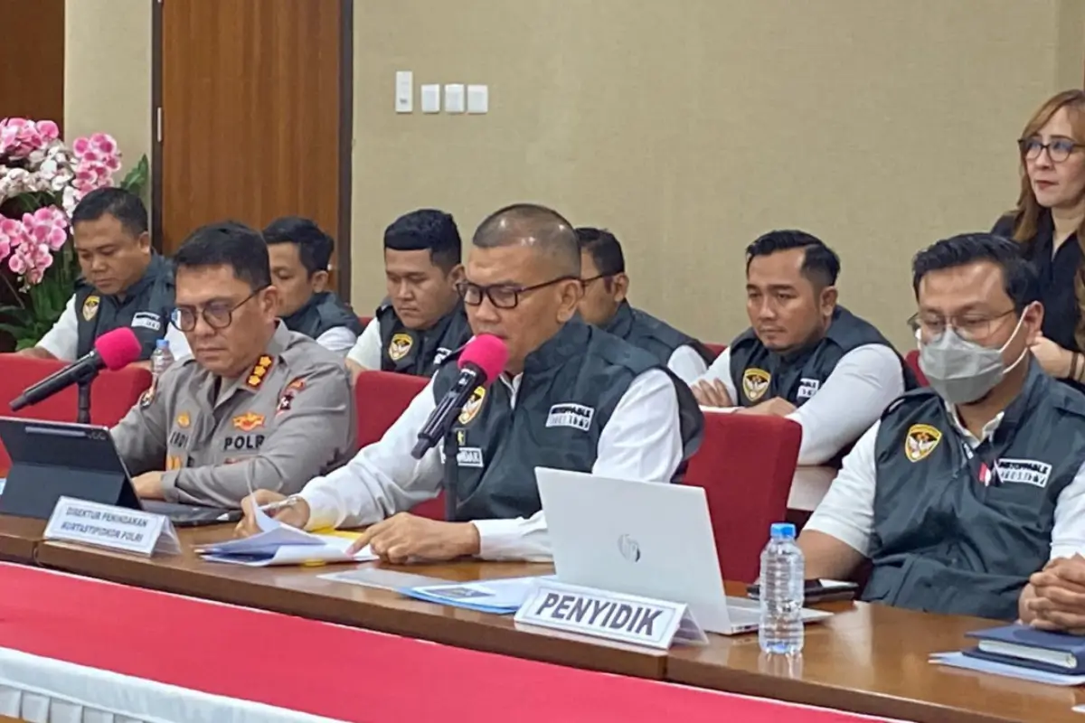 konferensi Pers Kortastipidkor Irjen Pol. Totok Suharyanto