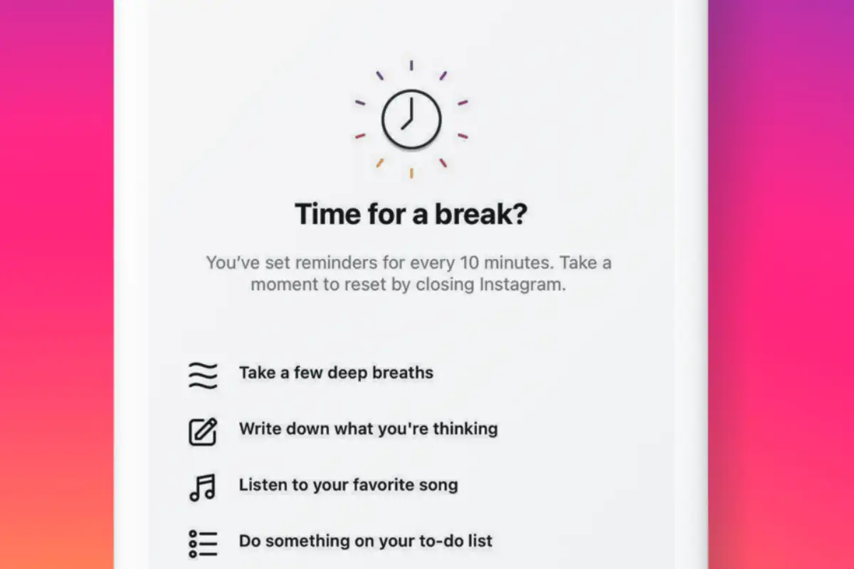 Take a Break Instagram, bahasa kita